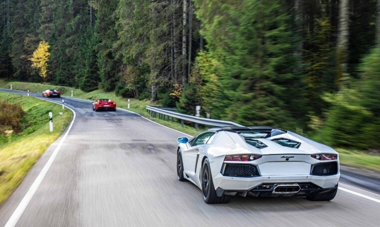 drive in motion Lamborghini Black Forest Road